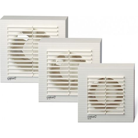 Extractor baño muro-techo 100mm bl b-10 timer cata (1/5)