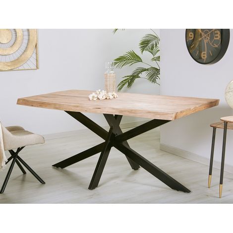Esstisch aus Akazie/Metall, 180 x 90 x 78 cm. 180 x 90 x 78 cm (1/4)