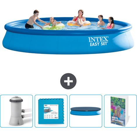 Intex Piscine Easy Set Ronde - 457x84 cm - 5-pièces SCB108 (1/4)