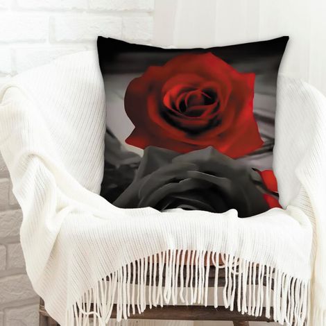 Housse de coussin carrée standard 45x45cm résistant au lavage pour canapé chambre salon décoration de la saint-valentin (1/5)
