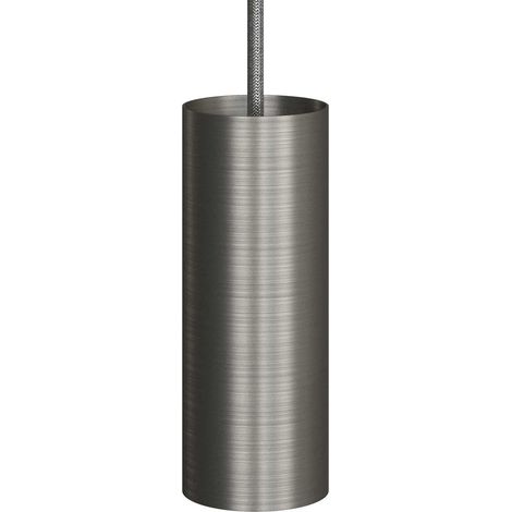 Tub-E14, tubo in metallo per faretto con portalampada doppia ghiera E14 (1/5)