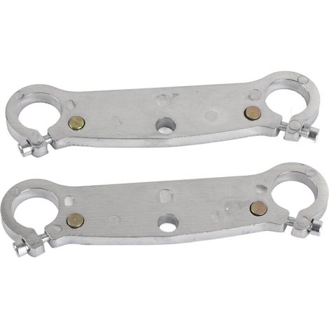 Jougs de Fourche Avant de Moto, Guidon à Triple Arbre, Fourche Avant de Vélo, 22 Mm, 1 Paire en Alliage d'aluminium pour Mini Moto 47 49. (1/5)
