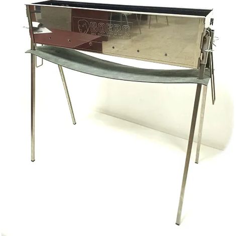 Fornacella portatile e smontabile per arrosticini Boero 80 in acciaio inox (1/5)