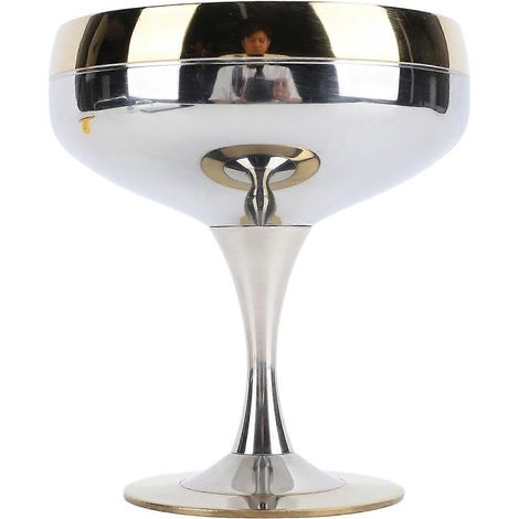 Eisbecher 200ml Edelstahl SUS304, bruchsichere Eisschale mit Fuß zum Servieren von Desserts