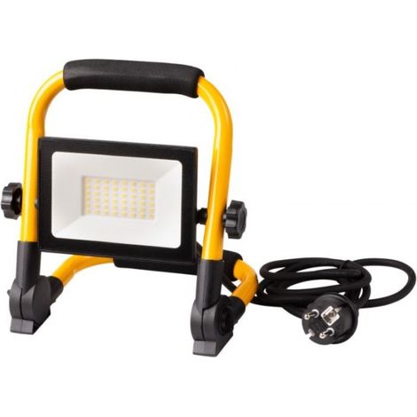 Projecteur LED chantier 50W 4000K IP65 câble 1,5m