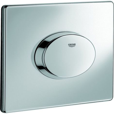 Grohe 38565000 Skate Air Piastra di Azionamento WC, Doppio Scarico, Installazione Orizzontale, Cromo (1/4)