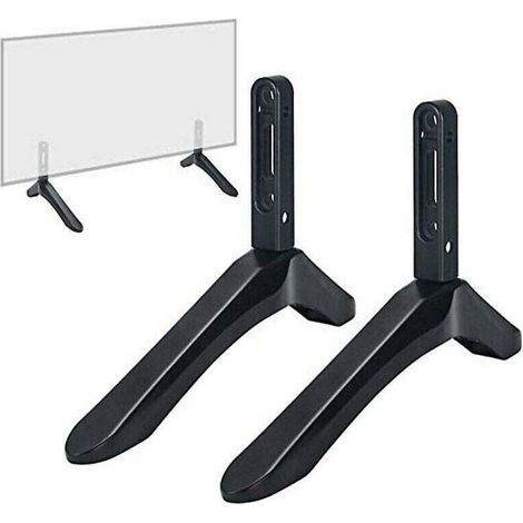 Einfache, universelle TV-Halterung, geeignet für 32- bis 65-Zoll-LCD-Fernseher von Marken wie Samsung, Vizio und Sony. Nicht kompatibel mit LG-Fernsehern. Es handelt sich um einen Standfuß.