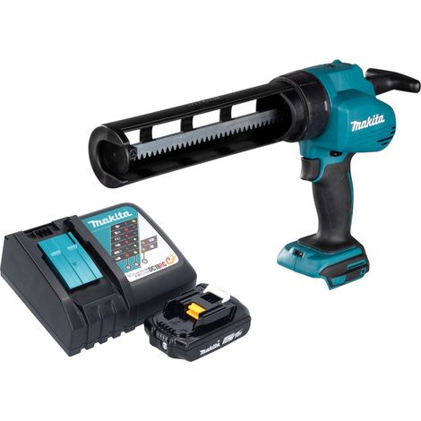 Makita DCG 180 RA1 Akku Kartuschenpistole 18 V + 1x Akku 2,0 Ah + Ladegerät
