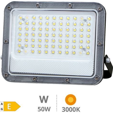 Proyector aluminio LED Belinta 50W 3000K IP65 Negro (1/5)