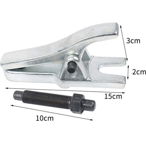 Séparateur de rotule en acier allié, extracteur de rotule de suspension, démonteur de biellette de direction, outil de retrait EU style, blanc, pour véhicules (1/4)
