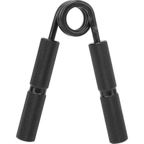 Poignée de renforcement en aluminium 150LB pour les doigts, poignet et avant-bras, exerceur de préhension noir pour salle à domicile, développement musculaire. (1/5)