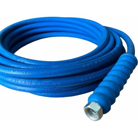 20 m Tubo JET WASH 3/8" 2SK blu IDROPULITRICE 400 BAR (1/3)