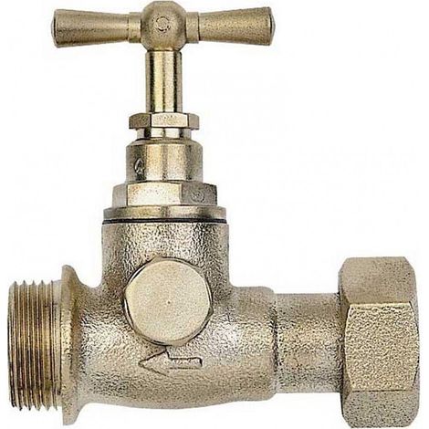 Valvola di arresto dopo il contatore di scarico 2 tappi maschio/femmina 20 x 27 mm QUICK PLOMBERIE