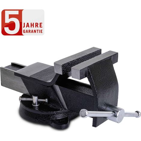 Schraubstock 102mm 104mm Spannweite 360° Drehbasis Stahl Scheppach asv360-100
