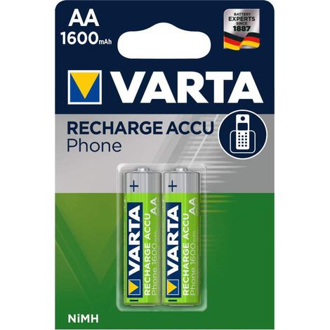 pile rechargeable AA LR06 NIMH 1600 MAH pour Accessoires et entretien VARTA 58399201402