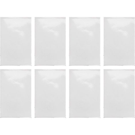 8er-Pack magnetische Kühlschrank-Bilderrahmen mit magnetischen Fototaschen-15x10cm-White (1/3)