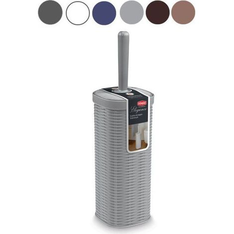 Porte-brosse WC Elegance Gris H 40 Stefanpl