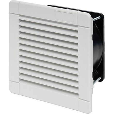 Finder Ventilador con filtro negro 24 V 55 m³/h