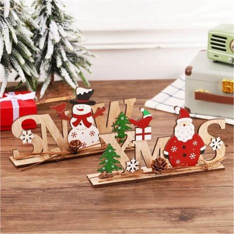 1 Ornements de Noël, Décorations en Bois, Léger, Intérieur, Mixte (1/5)