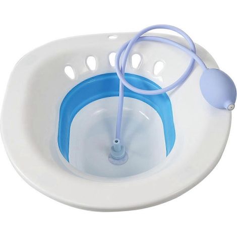 Bain de siège, bain de siège pour hémorroïdes, bain de siège pour siège de toilette (1/5)