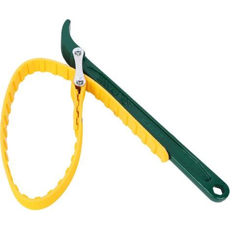 Clé à sangle filtre à huile 8 pouces, jaune –