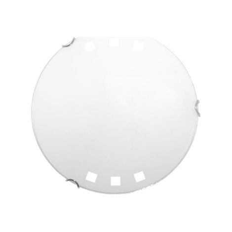 Applique ronde blanche verre/chrome Kaja TRIO K-1522 E27