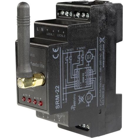 Zamel SRM-22 Controlador modular para persianas enrollables 230 V