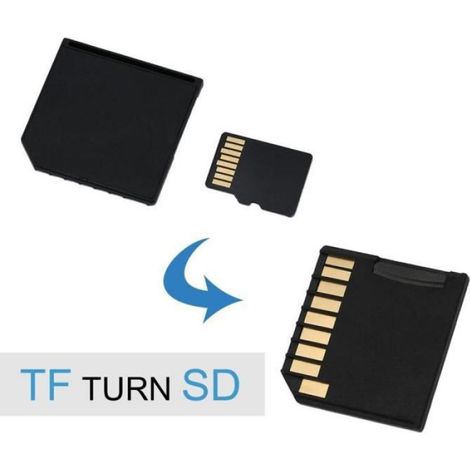 Adaptateur Carte Tf - Pour MacBook Air - Ultra Compact 25 X 25 X 3 Mm - Blanc - 1 Pièce (1/3)
