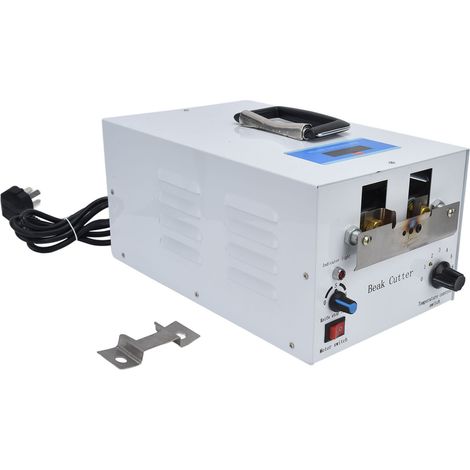 Machine automatique de coupe de bec de poulet en fer, tondeuse de bec de poulet, 220V, prise AU, compteur de type. (1/5)