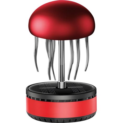 Purificateur d'Air Rafraîchissant pour Voiture - Diffuseur Rotatif Automatique à Énergie Solaire en Forme de Méduse - Éliminateur d Odeurs et Décoration Parfumée pour Camping Longs Trajets et Week end (1/5)