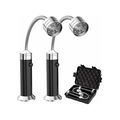 Lampe de barbecue, 2 pièces, résistante aux intempéries, réglable à 360 degrés, magnétique B-AquaForge (1/5)