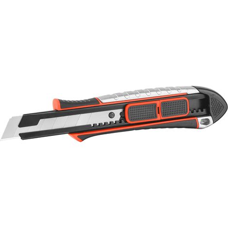 CUTTER AUTOBLOCCANTE 'UNK 2 IN 1' lama mm 25 - corpo alluminio  - UNIKO