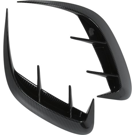 Lot de 2 feux antibrouillard arrière décoratifs style lame de vent en fibre de carbone pour Mercedes-Benz Classe C 2022 (1/5)