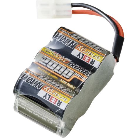 Reely Pack de batterie (NiMh) 7.2 V 2000 mAh Nombre de cellules: 6 bloc Tamiya X962682 (1/2)