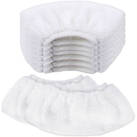 8 PCS Microfiber Steam Cleaning Cloth Karcher Steam Mop Cloth Microfiber Cloth for Universal Hand Nozzle Mop Replacement for SC1 SC2 SC3 SC4 SC5 Steam Cleaner (1/5)