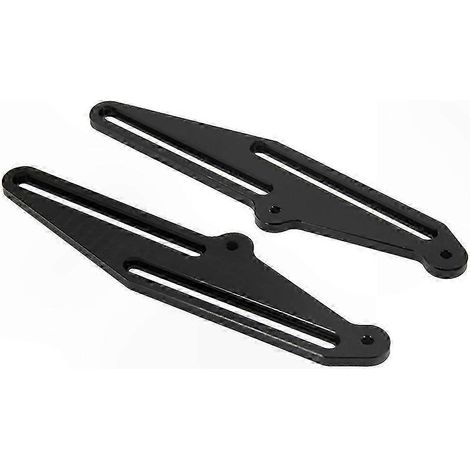 Support Moto Pare-Brise Avant Résistant à l’Usure 2 Pièces Supports de Fixation pour Moto, Stents de Guidon Blanc, Kit de Montage en Métal (1/5)
