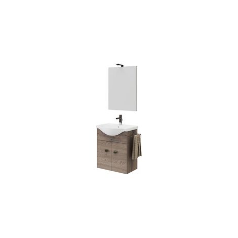 MOBILE BAGNO ZAFFIRO 2A 55 NOCE AMERICANO