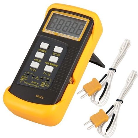 Digital Thermometer 2 Way K-Type Sensor Temperature Probe, [Importé du Royaume-Uni] (1/5)