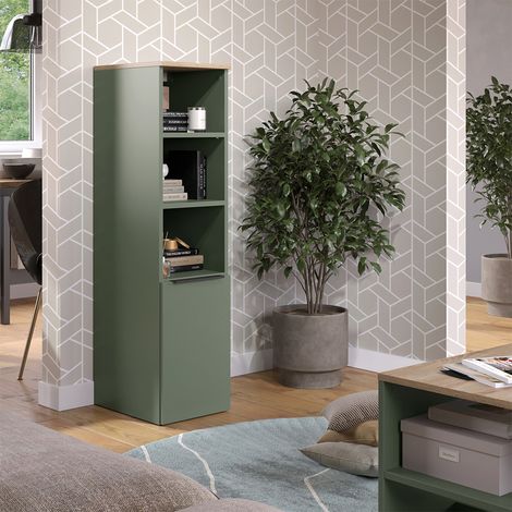 Armadio universale Wido, Verde, 30.2 x 120 cm con una porta, Vicco