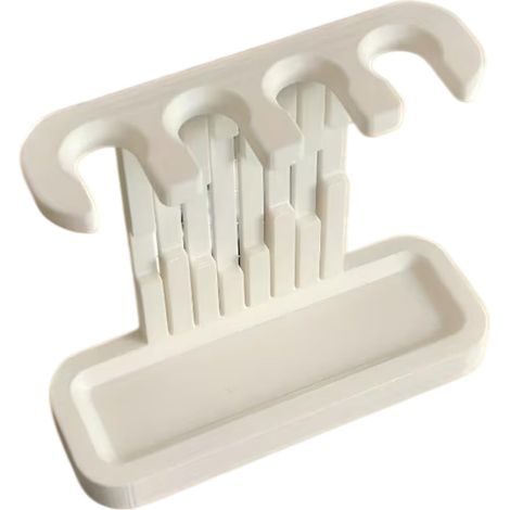 Support de tête de brosse à dents électrique imprimé 3D avec plateau de drainage léger pour la maison, la salle de bain, la douche, le lavabo (1/5)