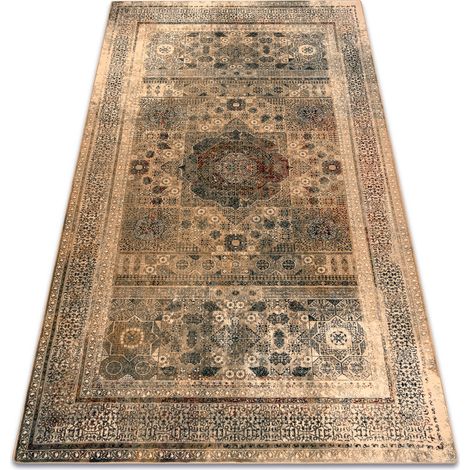 Tappeto di lana SUPERIOR MAMLUK orientale vintage crema beige 300x400 cm