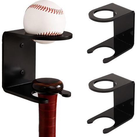 2 Piece Acrylic Baseball Bat Wall Mount (1/5)