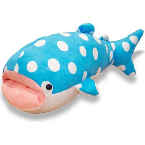 Peluche requin, coussin baleine en peluche douce de 56 cm, grandes peluches animaux marins. (1/3)