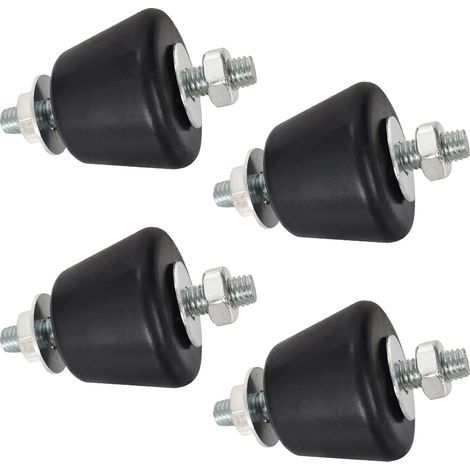 Amortisseur de climatiseur, silentbloc conique M8 pour climatiseur, pied anti-vibration, amortisseur anti-vibration de climatiseur, 4 pièces (1/5)