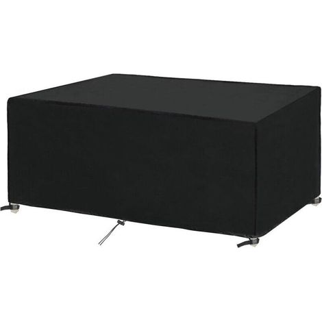 Garden furniture cover 180x100x75cm protection Bach garden table outdoor furniture waterproof and windproof UV and cold resistant (1/5)