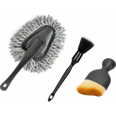 Kit per la pulizia della polvere dagli interni dell'auto, polvere sottile dalle bocchette di ventilazione del cruscotto, accessori, forniture e utensili per auto, camion, SUV e camper.