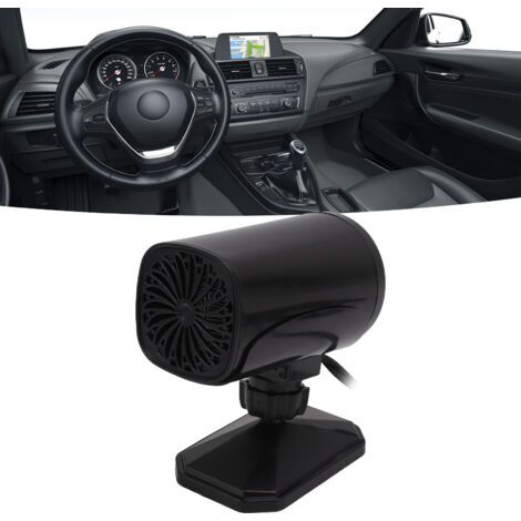 2-in-1 Auto Heizlüfter, Kühlgebläse, tragbarer Windschutzscheiben-Defroster, Entfeuchter, Schwarz, 12V (1/5)