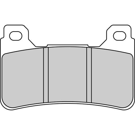 Plaquette de frein Métal Fritté Sinter Grip Road - R90 (1/2)