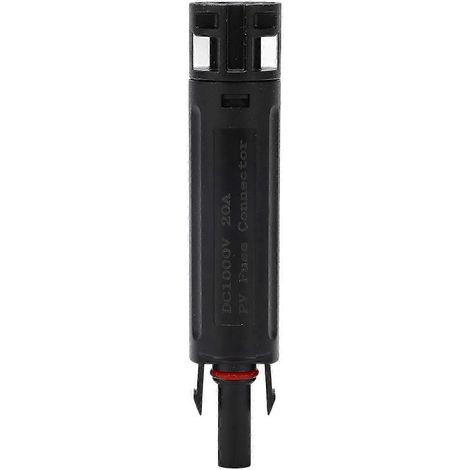 PV 20A 1000V IP68 Inline-Sicherungsstecker, verzinkte Reinkupfer-Anschlussklemme, wasserdichter PPO-Solar-Sicherungshalter für Photovoltaikmodule. (1/5)