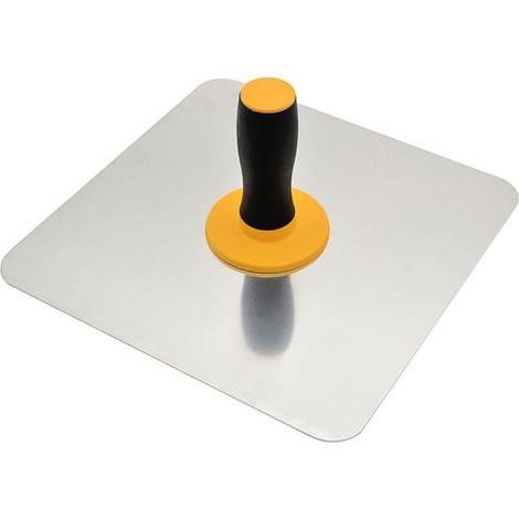 Porte panneau de mortier de maçonnerie en aluminium avec poignée souple Peinture pour la maison avec poignée Outil de plâtrage de finition pour mortier de ciment Cloison sèche (1/5)